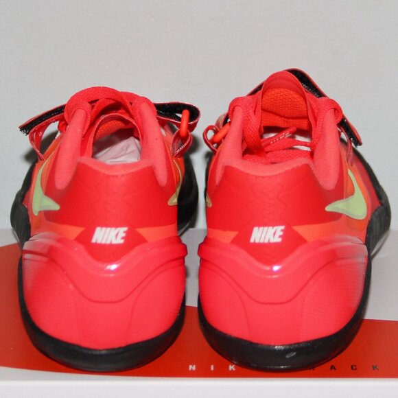 Nike Zoom Rotational 6 Throwing Shoes Mens 6 6.5 Bright Crimson Lime - Picture 5 of 8